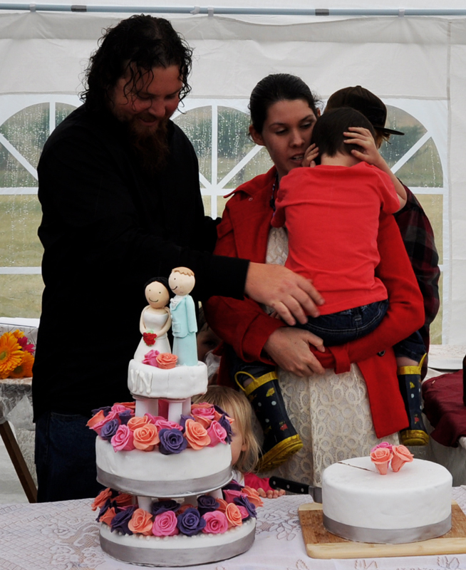  cake maker extraordinaire and set up in pride of place in the marquee