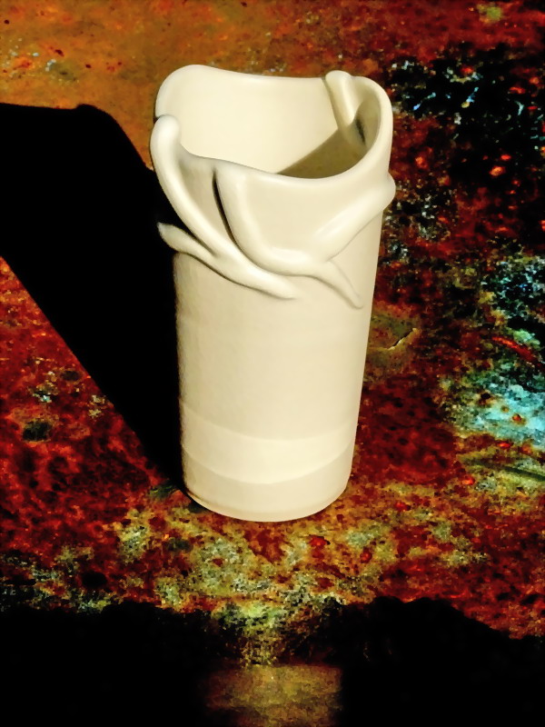 Vase I made for Mum. this piece will be the inspiration for a series.