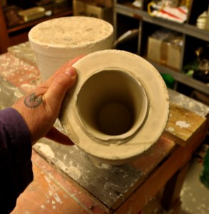 Ceramics Kim Foale.How to make Slipcast cups.