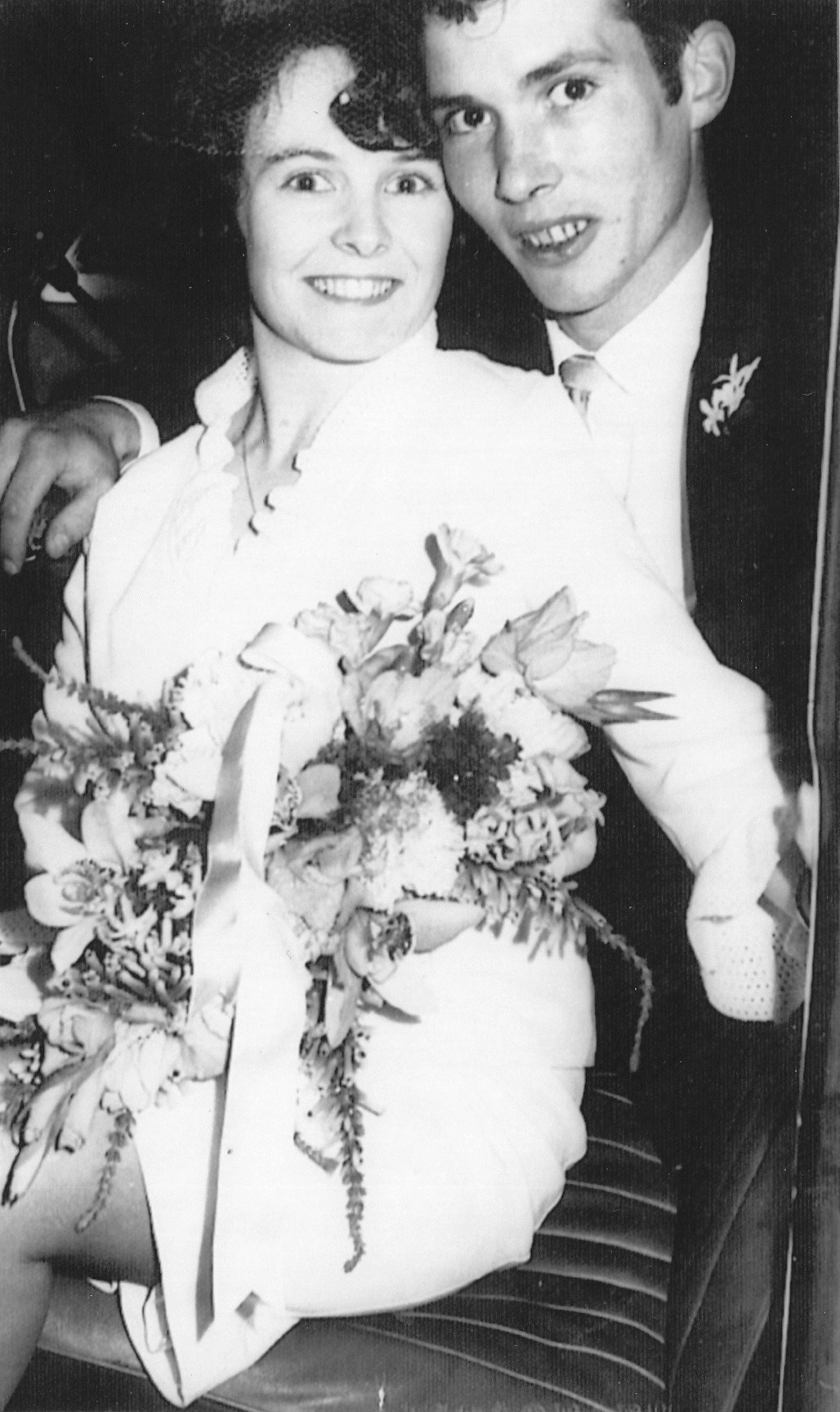 Mum and dad on their wedding day 1965