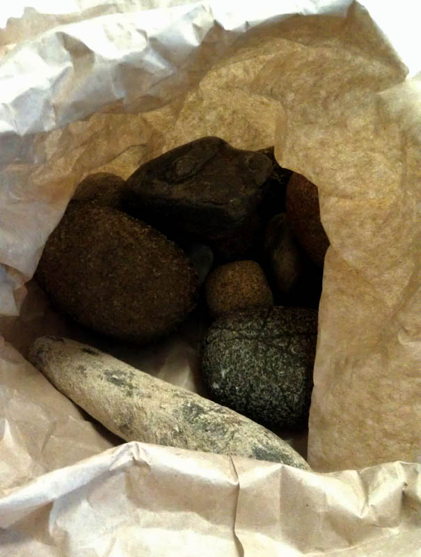 bag of rocks
