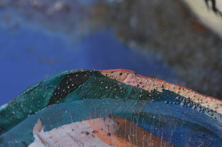 detail of BRT bowl with colour.